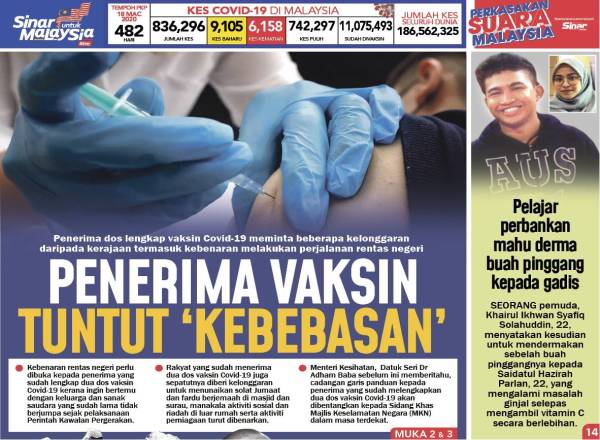 SINAR HARIAN 12 JULAI 2021