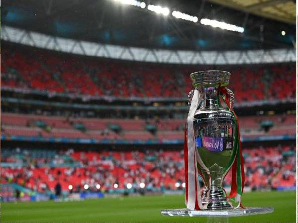 Stadium Wembley venue perlawanan akhir Euro 2020 menemukan England dan Itali pada awal pagi Isnin lalu. FOTO: AFP.