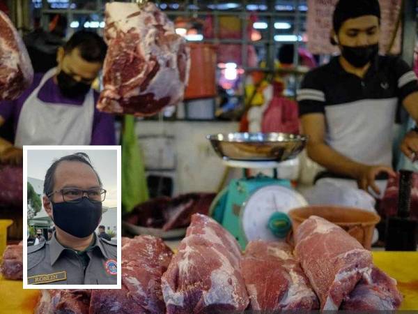 Aktiviti menjual daging untuk mantai sempena Aidiladha dibenarkan di Negeri Sembilan. - Foto Bernama (Gambar kecil: Roslin)