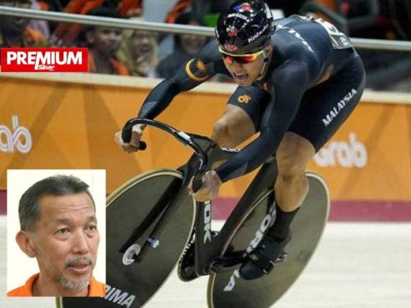 Azizulhasni mampu menjentik semangat juang atlet K30 lain pada saingan Tokyo 2020. Gambar kecil: Jalani