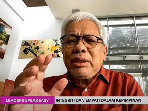 Hussamuddin menekankan kepentingan pemimpin negara baik dari kerajaan dan pembangkang mempunyai integriti yang tinggi.