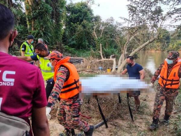 Mayat mangsa ditemui di tebing sungai Lubuk Telor kira-kira jam 5.45 petang pada Rabu.