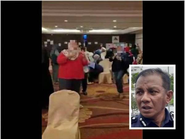 Tular di media sosial beberapa individu berpesta tanpa memakai pelitup muka dipercayai di sebuah hotel di Shah Alam baru-baru ini. (Gambar kecil: Baharudin Mat Taib)