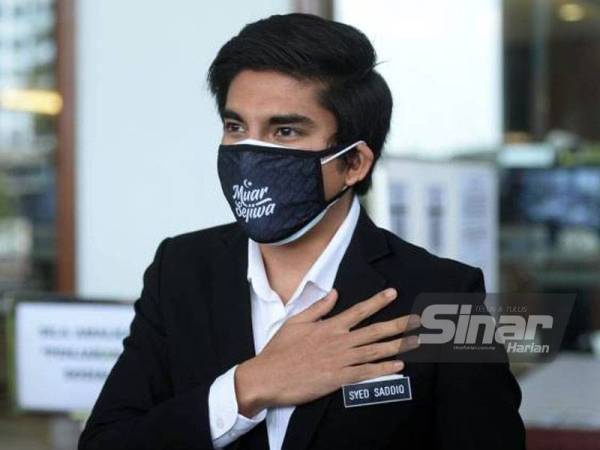 Syed Saddiq - FOTO SINAR HARIAN/ ROSLI TALIB