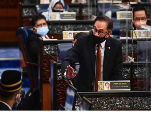 Anwar Ibrahim.  - Foto Bernama