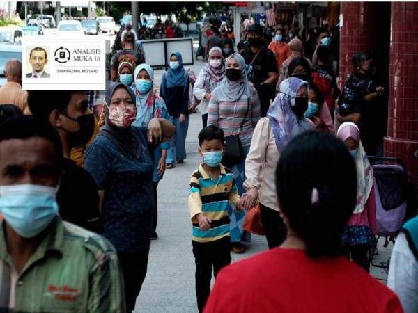 Kita perlu didik diri sendiri dan ahli keluarga masing-masing, seolah-olah semua orang adalah pembawa virus Covid-19, semua orang positif Covid-19. Gambar hiasan