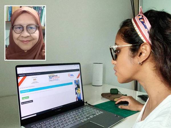 Pertandingan MasterMalaysia secara atas talian bermula 16 September lalu sehingga 16 September tahun ini. Gambar kecil: Fauziah Mohd Ramly