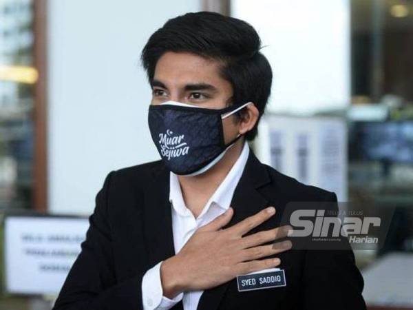 Syed Saddiq - FOTO SINAR HARIAN/ ROSLI TALIB