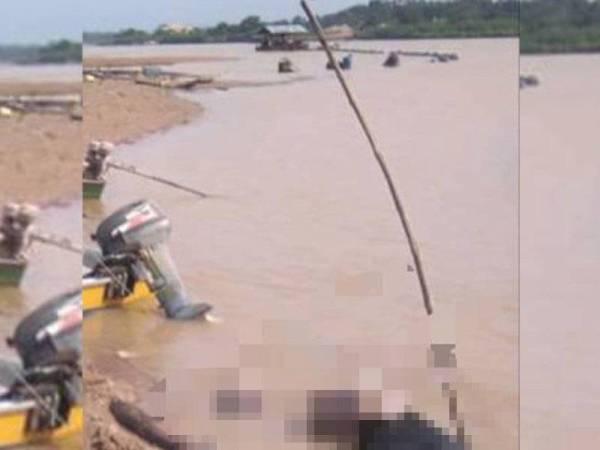 Mangsa ditemui terapung di rumah pam pasir di Kampung Paloh, Bukit Panau pada Khamis.