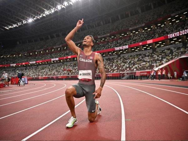 Andre De Grasse. - Foto AFP