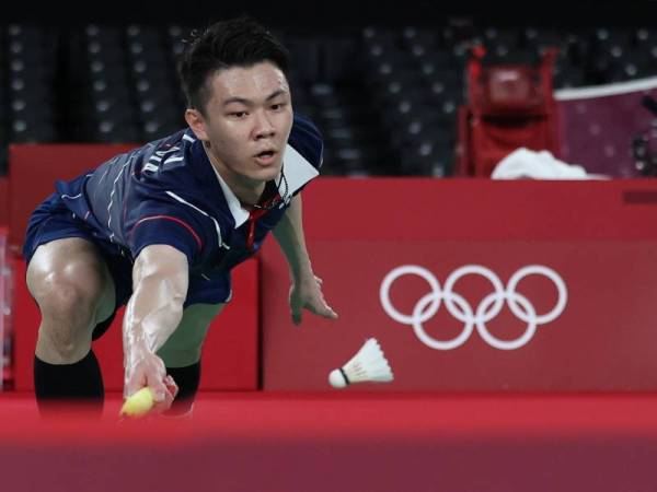 Lee Zii Jia pada temasya Olimpik Tokyo 2020 di Mushashino Sports Plaza pada 29 Julai lalu. - Foto Bernama