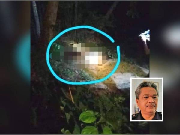 Gambar tular mayat seorang lelaki ditemukan di tebing sungai dekat Kampung Sungai Rengas, di Kuala Terengganu, pada Isnin.- Foto ihsan pembaca. Gambar kecil: Abdul Rahim