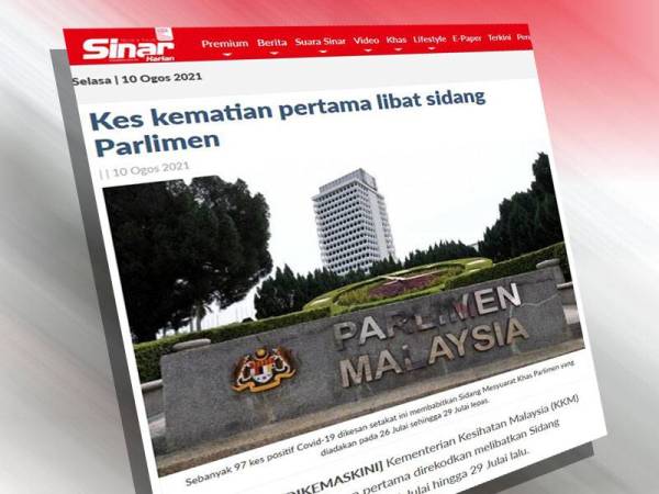 Laporan Sinar Harian pada Selasa.