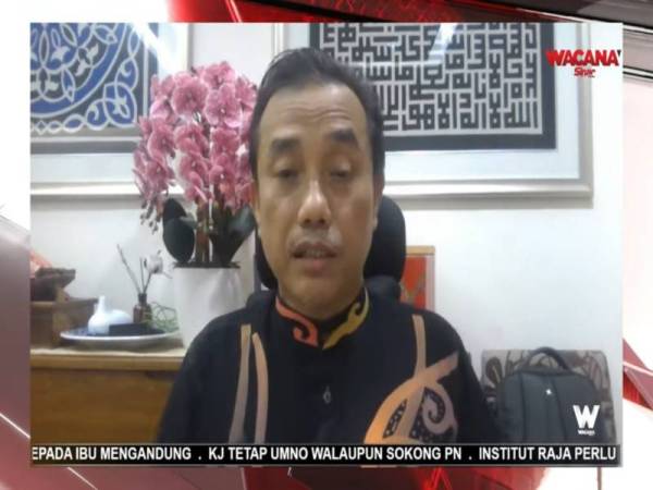 Aminuddin sebagai panelis program Wacana Sinar edisi ke-279 yang bertajuk “Krisis Tiga Serangkai: Politik, Ekonomi dan Kesihatan” yang disiarkan di platform Sinar Harian pada Selasa.