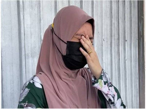 Atiqah berharap agar proses bedah siasat dapat dilakukan dengan cepat agar jenazah suaminya boleh disemadikan dengan sempurna. - Foto Awani