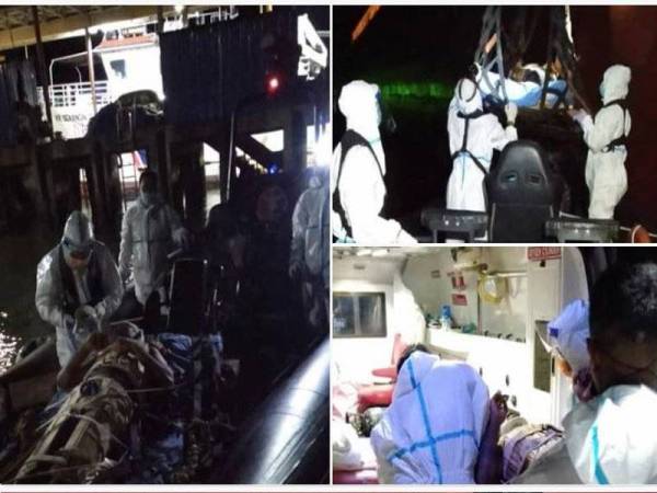 Maritim mengaktifkan misi evakuasi perubatan (MEDEVAC) bagi membantu seorang kru kapal tangki warganegara India yang parah akibat terjatuh dari tangki pengimbang di kedudukan 31.7 batu nautika.