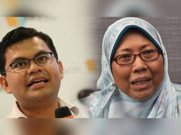 Gambar dari kiri: Akmal Nasrullah, Fuziah Salleh