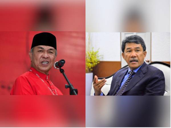 Ahmad Zahid Hamidi (kiri) dan Mohamad Hasan (kanan)