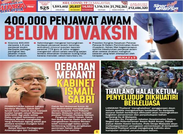 SINAR HARIAN 25 OGOS 2021