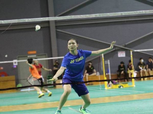 Zhing Yi mengekalkan aksi tanpa kalah dalam kejohanan badminton Ranking Dalaman Remaja BAM. - Foto Badminton Association of Malaysia - BAM