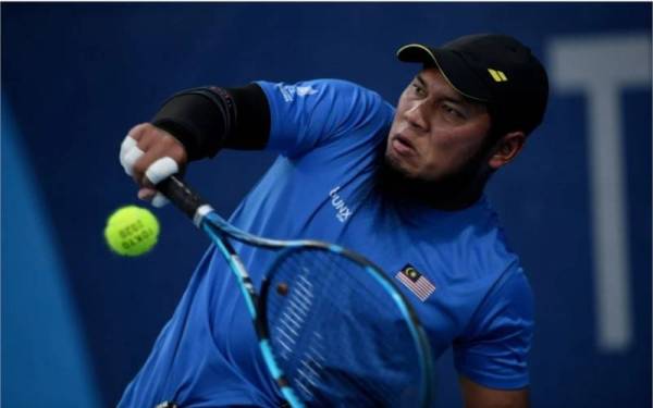 AksiI agresif lawan disifatkan sebagai antara faktor yang menyumbang kepada kegagalan atlet tenis para negara, Abu Samah Borhan untuk mara ke pusingan ketiga Sukan Paralimpik Tokyo 2020. - Foto Bernama 