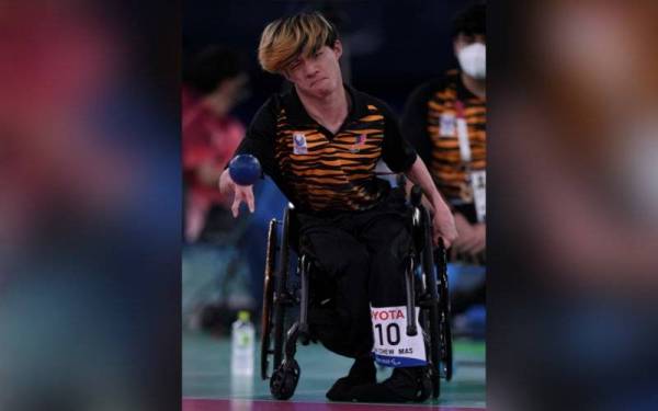 Atlet Boccia Para negara, Chew Wei Lun.- Foto Bernama