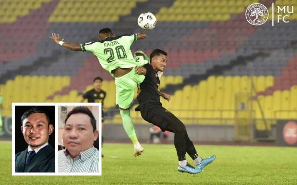 Sejak Liga Super diperkenalkan 2004, ini kali pertama Perak FC diturunkan ke Liga Premier setelah tewas 1-2 kepada Melaka United di Stadium Hang Jebat pada Jumaat. - Foto Melaka United Football Club (Gambar kecil: Muhamad Alif Asyraf, Syamsul Baharin Putra)