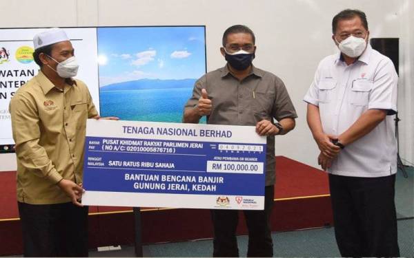 Tnb Sumbang Rm100 000 Bantu Mangsa Bencana Gunung Jerai