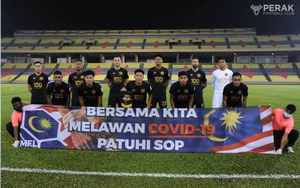 Anak buah Shahril Nizam akan melayan kunjungan Sabah di Ipoh, malam ini. - Foto Perak FC