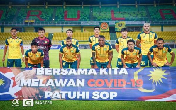 Kesebelasan utama KDA FC bertemu MU FC di Stadium Darul Aman pada Ahad. FOTO KEDAH DARUL AMAN (KDA) FC