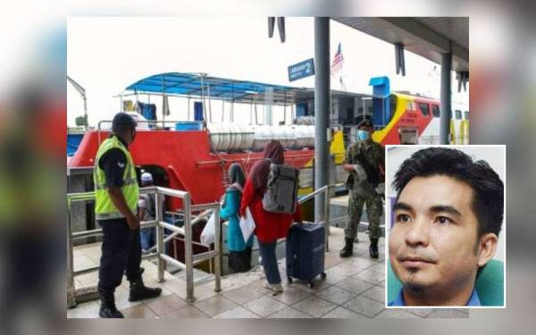 Cake mencadangkan supaya perkhidmatan feri ke Langkawi ditambah bagi mengurangkan kesesakan di dalam feri. Gambar kecil: Mohamad Yusrizal Yusoff