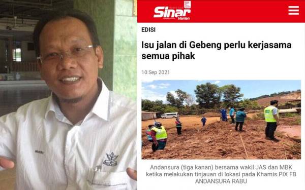 Isu sistem saliran yang menyebabkan berlaku limpahan air di Jalan Gebeng berhampiran Bukit Pengorak yang dibangkitkan Andansura disiarkan Sinar Harian pada Jumaat minggu lalu.