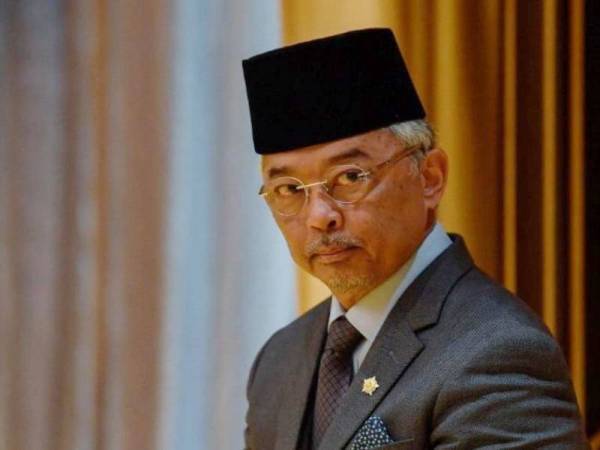 Al-Sultan Abdullah zahir rasa syukur dan sukacita dengan pendekatan bersejarah kerjasama rentas parti yang dimeterai melalui MoU Transformasi dan Kestabilan Politik. - Foto fail Bernama