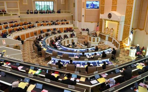 Persidangan Dewan Undangan Negeri (DUN) Melaka akan berlangsung selama empat hari bermula Isnin ini. - Gambar fail Bernama