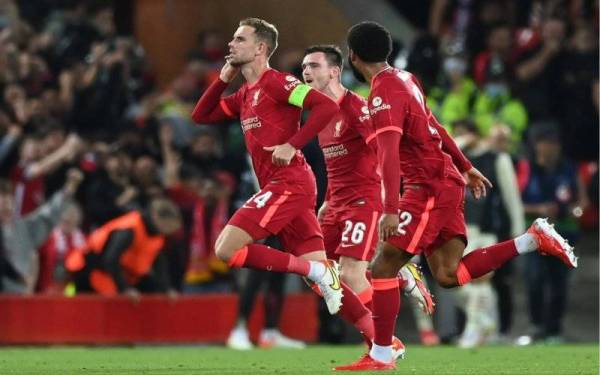 Jaringan Henderson memastikan Liverpool menyingkap tirai kempen peringkat kumpulan Liga Juara-Juara dengan keputusan positif di Anfield. - Foto Champion League