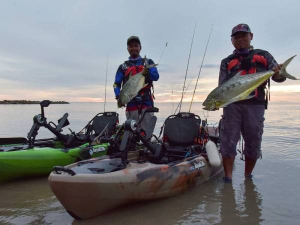 Aktiviti 'Kayak Fishing' - Sinar Harian
