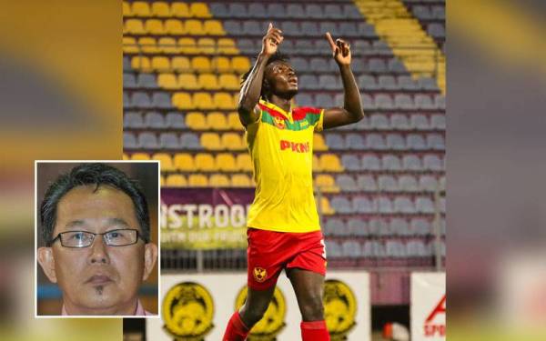 Ifedayo muncul penjaring terbanyak Liga Super dua musim berturut-turut.- FOTO: FB SELANGOR FC, gambar kecil: MOHD AZRAAI