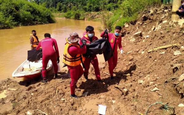 Mayat kanak-kanak dua tahun ditemui lemas di Sungai Jempol, Felda Jengka, Maran pada pagi Khamis.