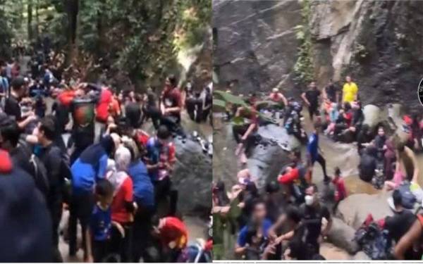 Tular beberapa foto yang menunjukkan sekumpulan orang ramai melakukan aktiviti mandi manda dan berkelah yang dipercayai berlaku di sungai terbabit tanpa penjarakan sosial telah mencetuskan kemarahan orang ramai.