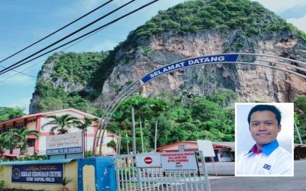 SK Chuping berusia 109 tahun menjadikan sekolah tersebut yang tertua di Perlis.Gambar kecil : Natthavuth Seng