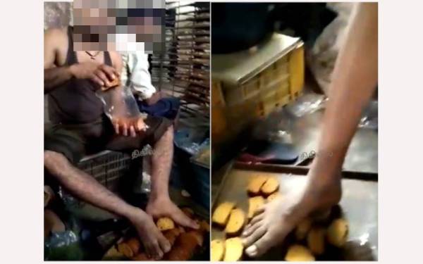 Hasil siasatan mendapati video pembuatan roti kering tersebut dipercayai di India.