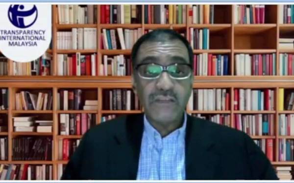 Dr Muhammad Mohan dalam program dalam webinar Money Politics: 'Reform for Electoral Campaign Financing, Clean Up Time?'