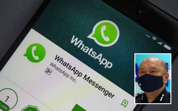 JSJK Bukit Aman mengesan modus operandi baharu penipuan yang menggunakan aplikasi WhatsApp untuk memperdaya mangsa melalui kaedah penyamaran sebagai majikan. (Gambar kecil: Mohd Kamarudin)