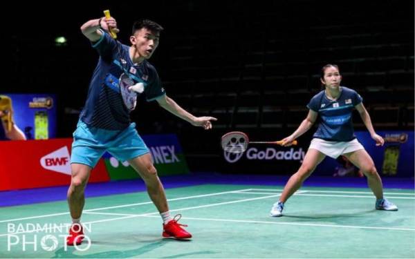 Pang Ron-Yee See menghadirkan mata kemenangan negara perlawanan berintensiti tinggi tersebut. - Foto Photo Badminton