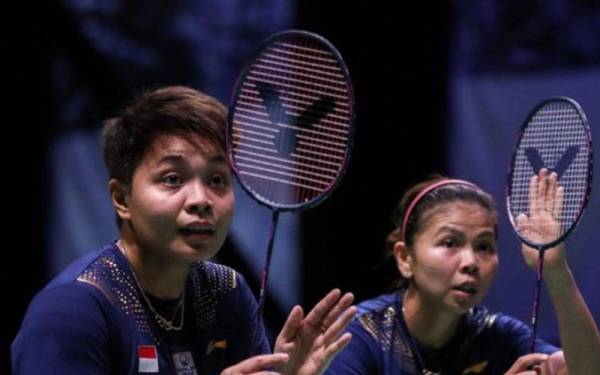 Greysia Polii (kanan) dan Apriyani Rahayu. - FOTO: BADMINTON PHOTO