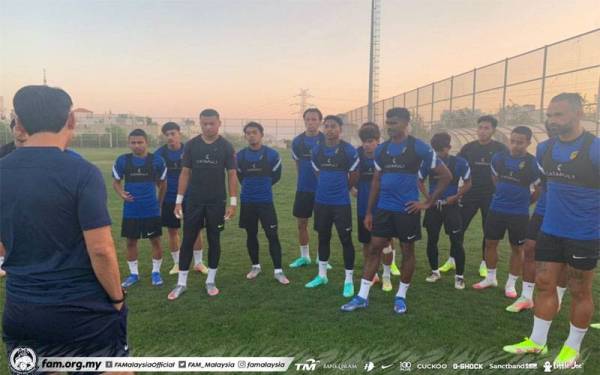 Skuad Harimau Malaya bakal membuat perhitungan dengan Jordan pada Rabu malam. FOTO: FB FAM