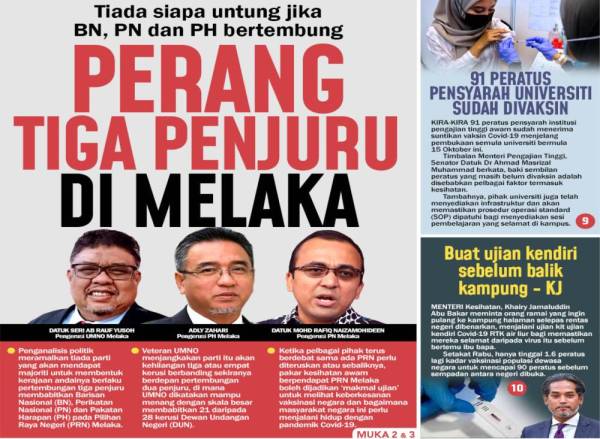 SINAR HARIAN 7 OKTOBER 2021