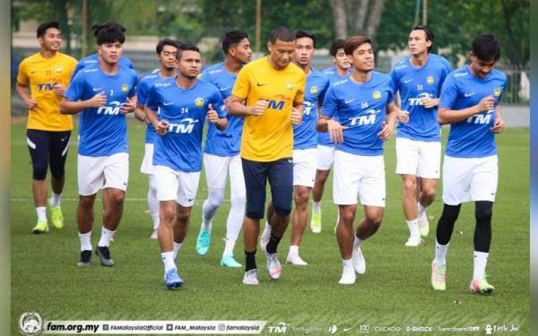 Skuad negara mencatat keputusan tidak memuaskan dalam dua aksi persahabatan Jordan dan Uzbekistan apabila dibolosi sembilan gol. - Foto Football Association of Malaysia