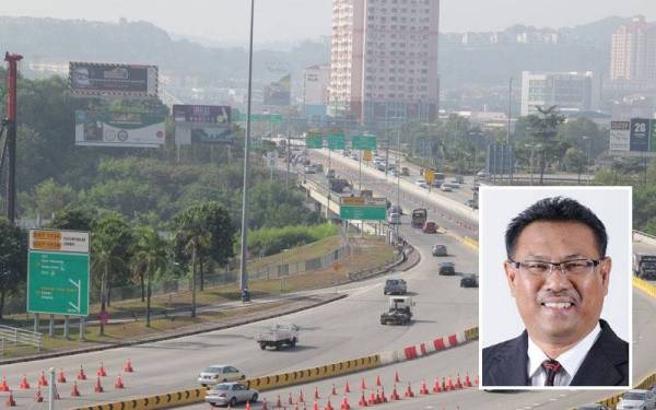 Skim Penyaluran Trafik dan Laluan Kontra di beberapa lokasi utama sepanjang Lebuh Raya Damansara-Puchong (LDP) diaktifkan semula sejak Ahad lalu. Gambar kecil: Sazally