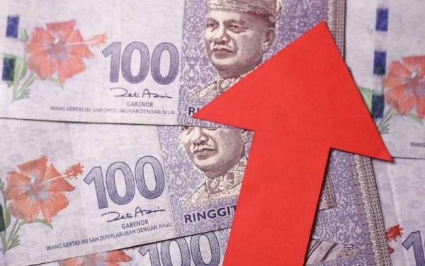 Ringgit teruskan aliran kenaikannya apabila ditutup kukuh berbanding dolar AS pada Khamis. - Foto 123RF